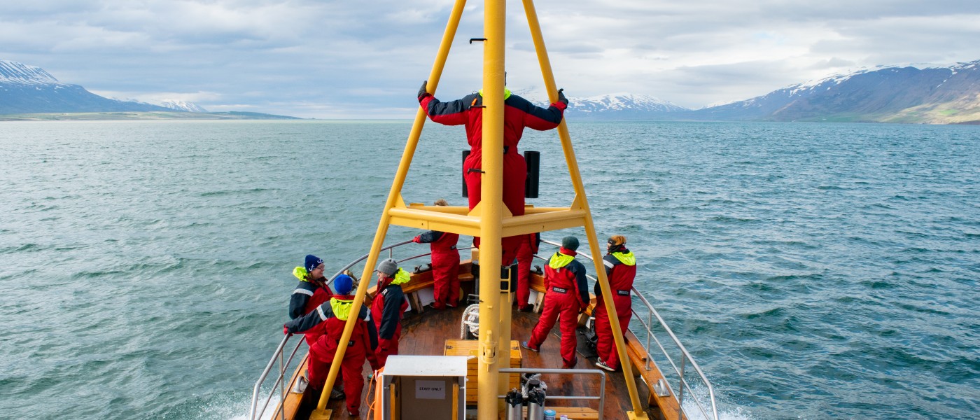 49ͼStudents on Whale Watch in Akureyri, Iceland